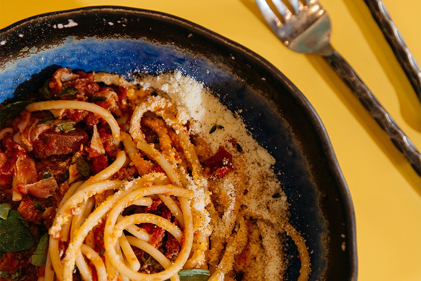 Rare Treat: Goodfellas, meat sauce and spaghetti