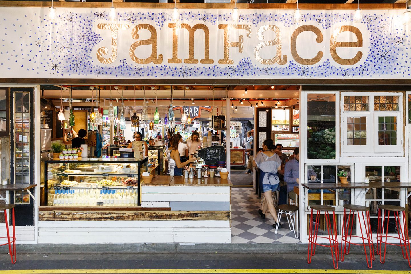 Jamface in the Adelaide Central Market