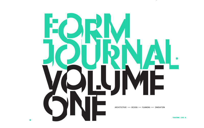 FORM Journal - Volume One