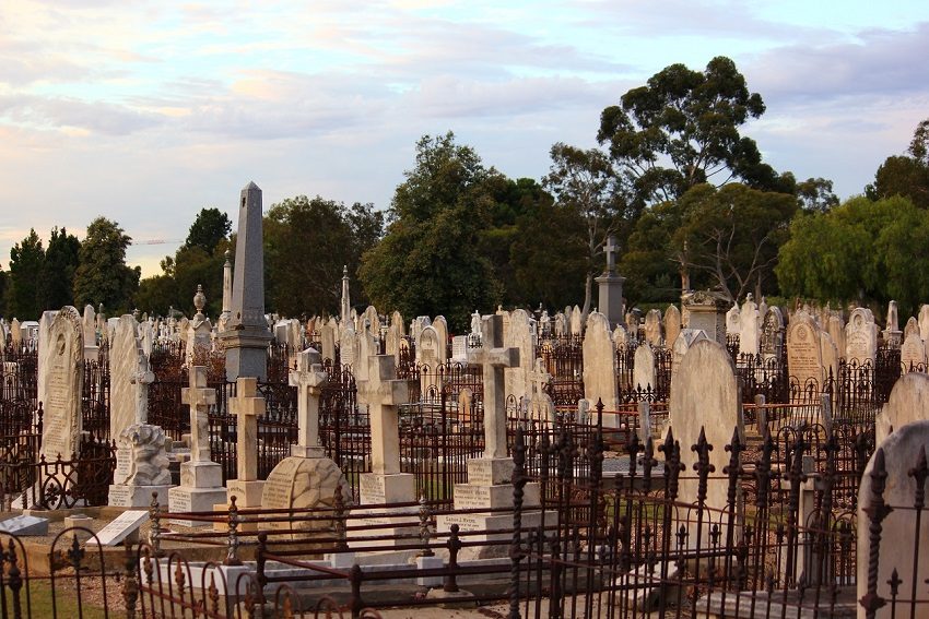 West Terrace Cemetery Brings Death to Dinner