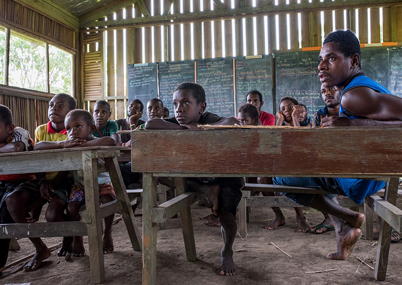 Schooltime on the Sepik: Paul Greenaway’s Korogo Project and the art of giving back