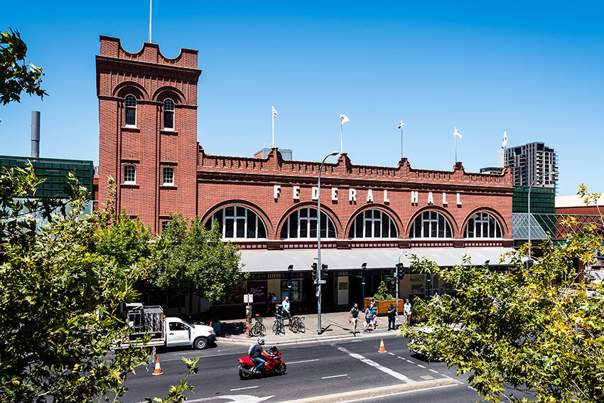 Adelaide Central Market Federal Hall Facade Conservation