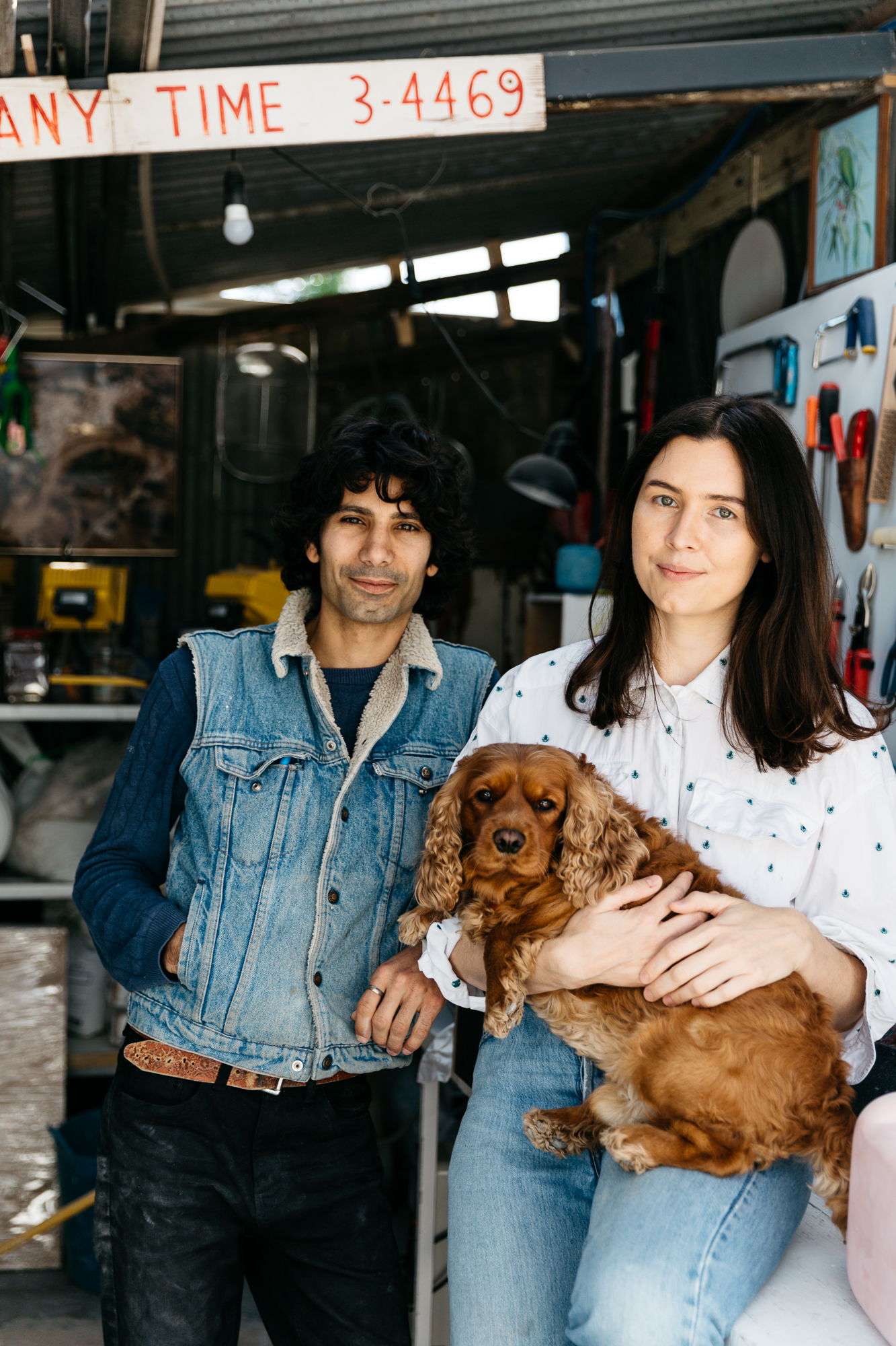 Aldo Mignone, Isabella Wood and studio 'foreman' Otto