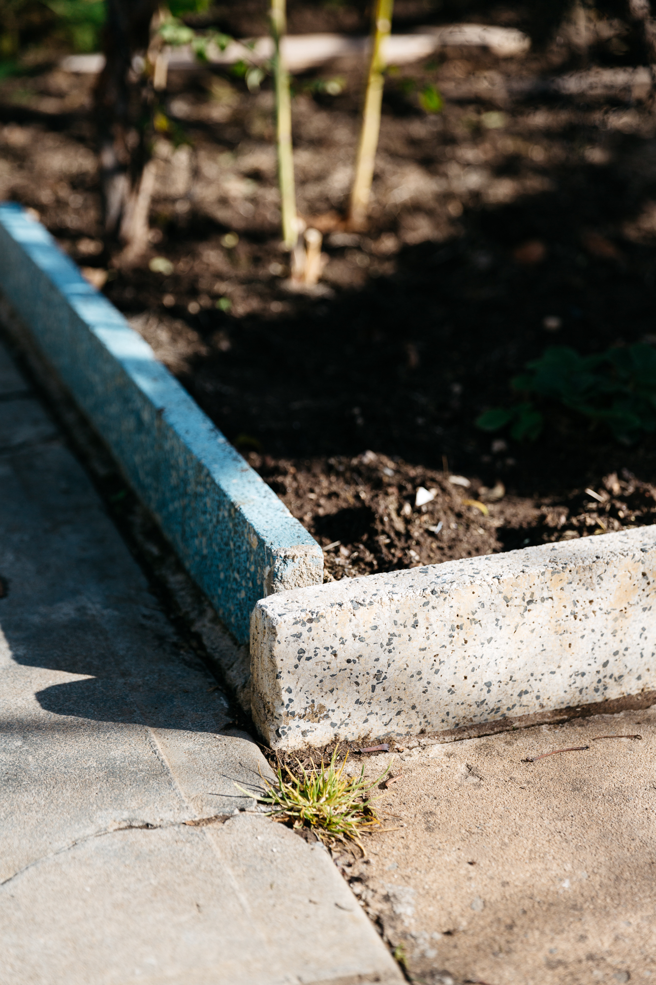 Backyard terrazzo in the Mignone 'village'