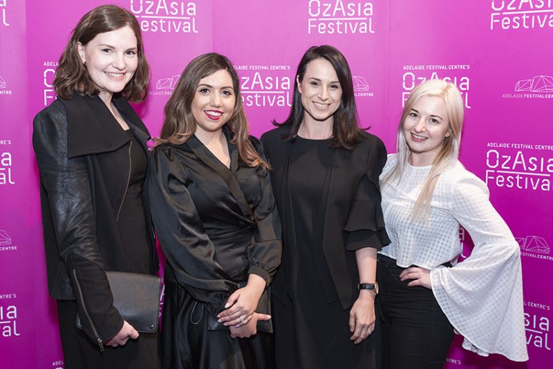 OzAsia Fesitval 2019 opening night photos: Alexa Woldan, Tiana Capponi, Julia Bosco and Kiara Moody