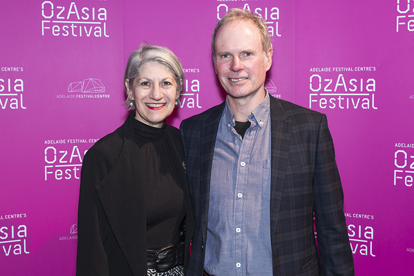 The Right Honourable The Lord Mayor of Adelaide Sandy Verschoor and Greg Mitchell - photo credit Daniel Purvis