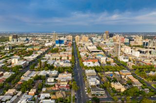 Aerial view of Adelaide