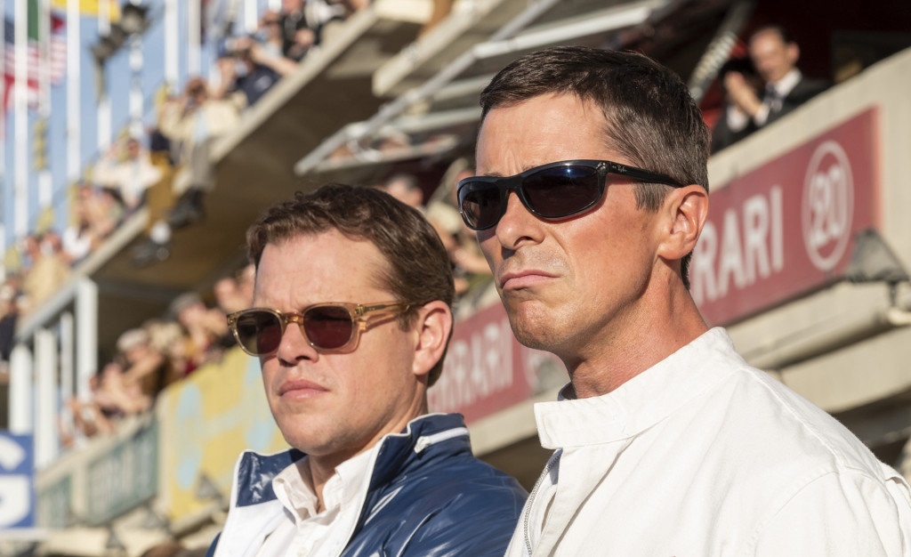 Matt Damon and Christian Bale in Ford V Ferrari