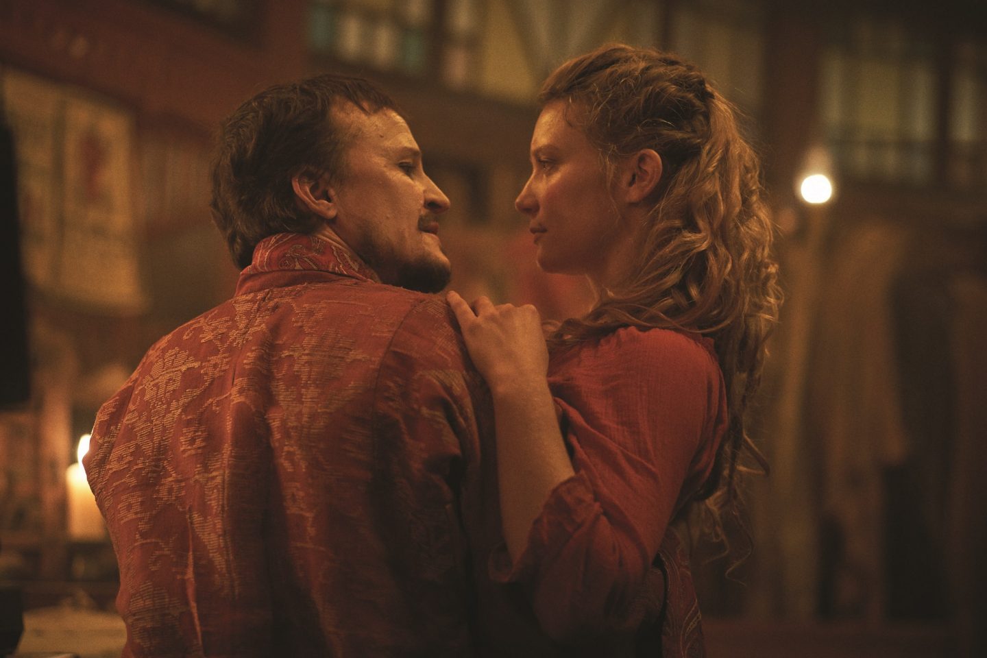 Damon Herriman and Mia Wasikowska in Judy & Punch