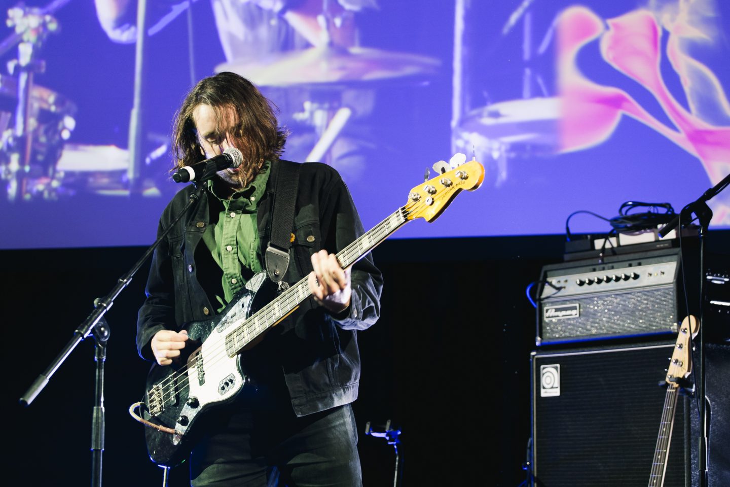 Horror My Friend's Tom Gordon performing at the 2019 SAM Awards