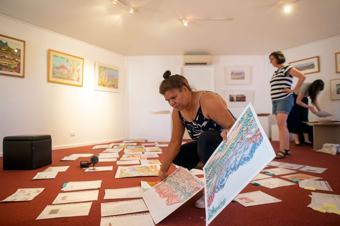 Marisa Maher, Iltja Ntjarra Gallery, Alice Springs, April 2019