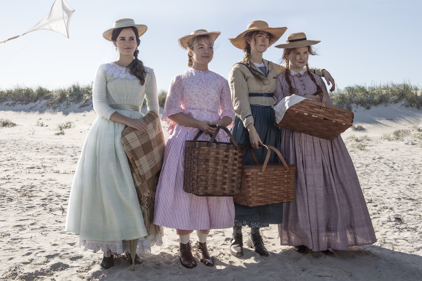 Emma Watson, Florence Pugh, Saoirse Ronan and Eliza Scanlen in Little Women