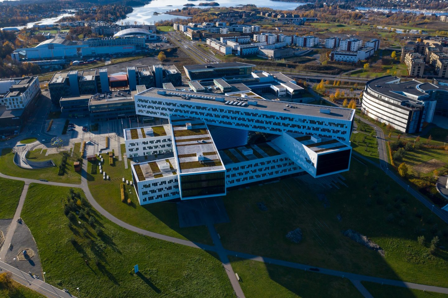Equinor's corporate offices in Fornebu, Norway