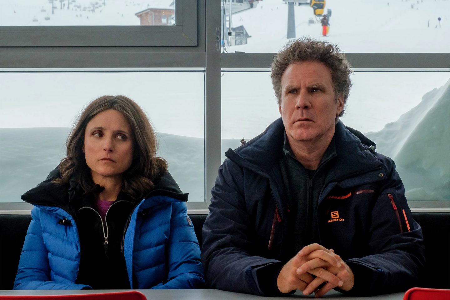 Julia Louis-Dreyfus and Will Ferrell in Downhill