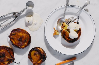 Food-For-Thought-Pear-Ice-Cream-Adelaide-Review-tatin-puff-pastry-poached-dessert