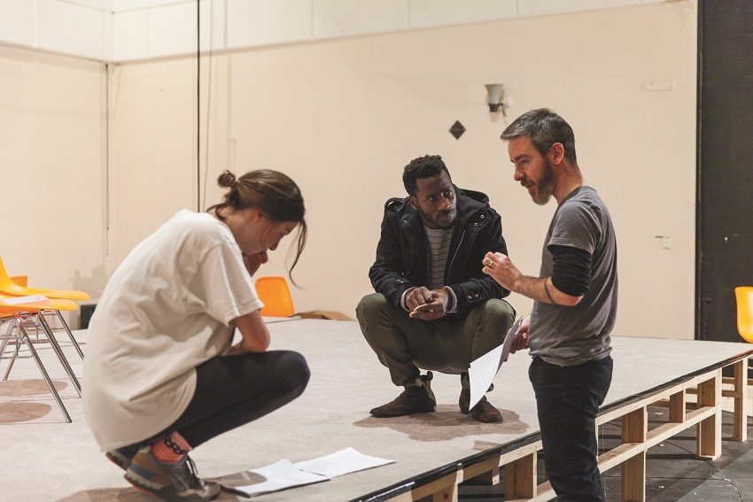 Geordie Brookman directs a State Theatre Company rehearsal (Photo: Sia Duff)