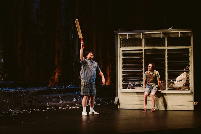 Roy Phung as Jeffrey Lu and James Smith as Charlie Bucktin in Jasper Jones (Photo: Kate Pardey)